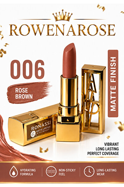 ROWENAROSE Nemlendirici Parlak Ruj- Sheer Up Lipstick