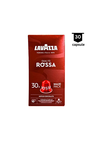 LavAzza Qualita Rossa – Compatibil Nespresso- 30 Capsule Aluminiu