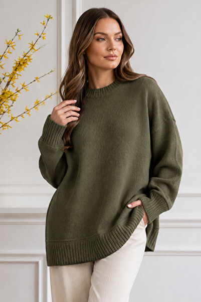 benguen Knitwear Tunic R4517 Khaki
