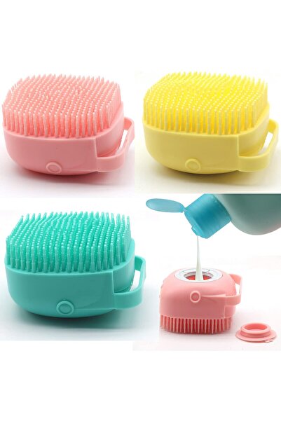 Generic Burete de Baie din Silicon cu Dispenser Săpun, pentru Piele Sensibilă...