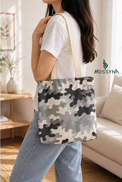 Mossyna Eco-Friendly Cloth Bag |   Zippered |   35X40 cm |   Canvas Shoulder ...
