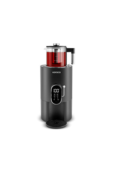 Karaca Cool Touch 1504 Semaver Matte Black 1500W 30 Bardak