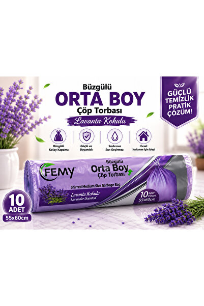 Femy Medium Size Scented Garbage Bag 2 Rolls 20 Pieces