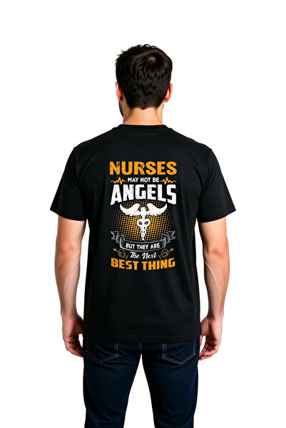 PayBuy Nurses: as Good as an Angel Printed Men's T-Shirt
