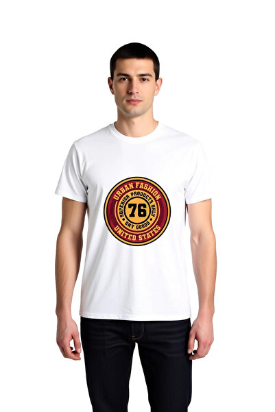 PayBuy Men's Graphic Printed City Fashion T-Shirt 100% Cotton Relaxed Fit Cas...