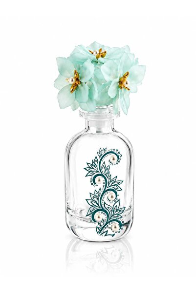 Radin Decorative Empty Glass Perfume Oil Bottle Autumn Leaf Design Refillable