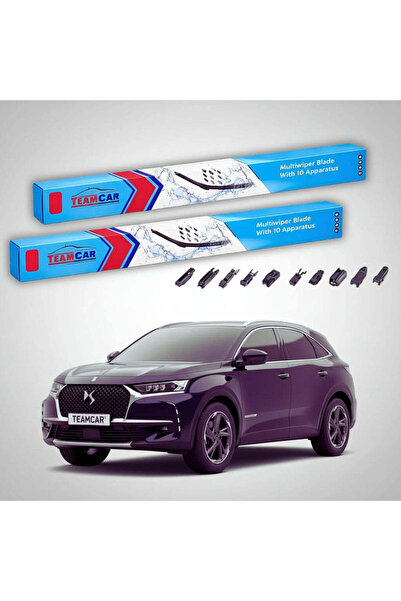 TEAMCAR Wipers Citroën DS 7 Crossback SUV 2017-present | Front Set Flat Premi...