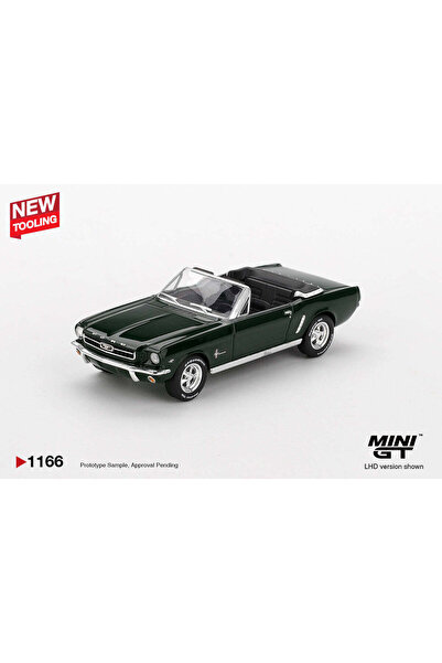 mini gt Μοντέλο αυτοκινήτου Ford Mustang Convertible 1964 Highland Green (Αρι...