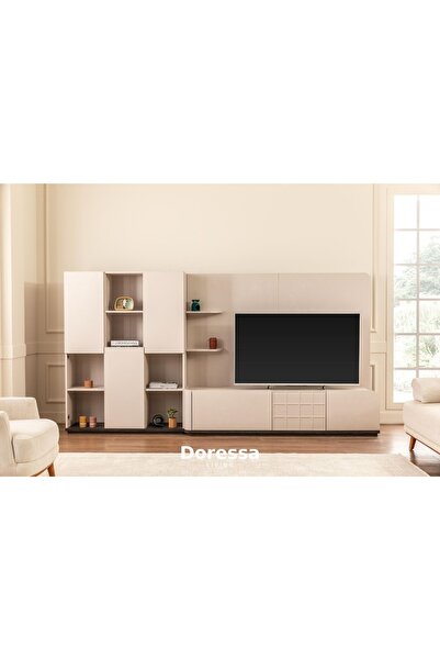 Doressa Living Forssa Kitaplıklı Tv Ünitesi