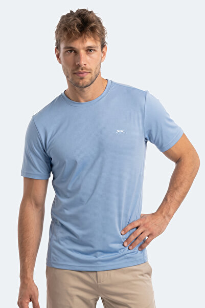 Slazenger تي شيرت HARDFLEX للرجال باللون الأزرق الفاتح