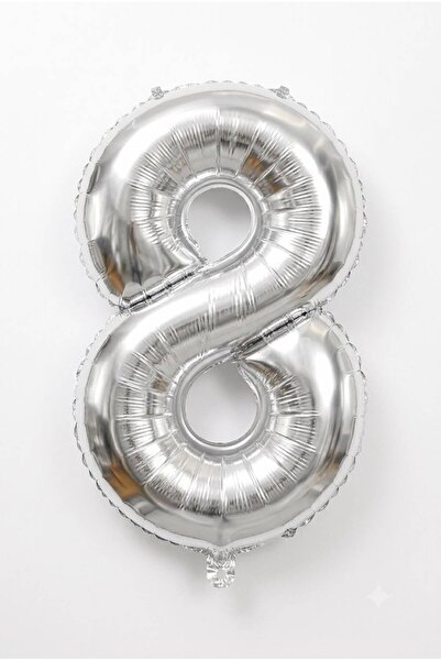 GÜMÜŞ 8 YAŞ BALON 86CM