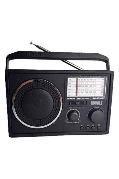 Rovolt ®   Radio portabil RO-9350 BT, AM/FM/SW, Bluetooth, TWS, Player MP3, U...