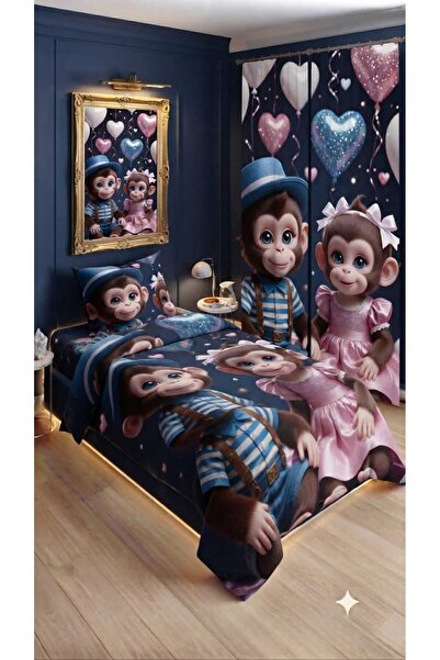 Elmas Dizayn 280*240 سم. طقم غرفة نوم بتصميم خاص مع ستارة خلفية، طقم غرفة نوم...