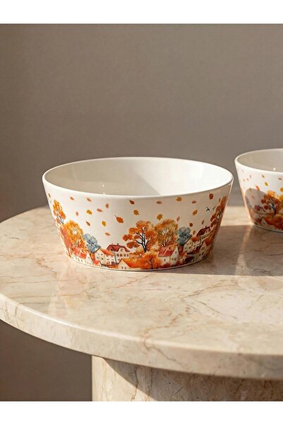 LC Waikiki Autumn Themed Porcelain Bowl (W6)
