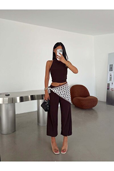 myd Shalwar Trouser Suit - Brown