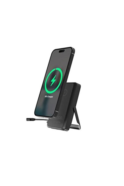 Gembird PB10-WPC15MS-01 Power Bank 10000mAh, 15W Wireless, Negru