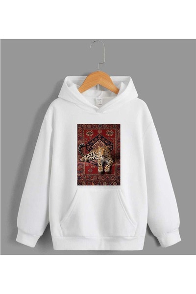ELFERA Leopard Print Design Sweatshirt