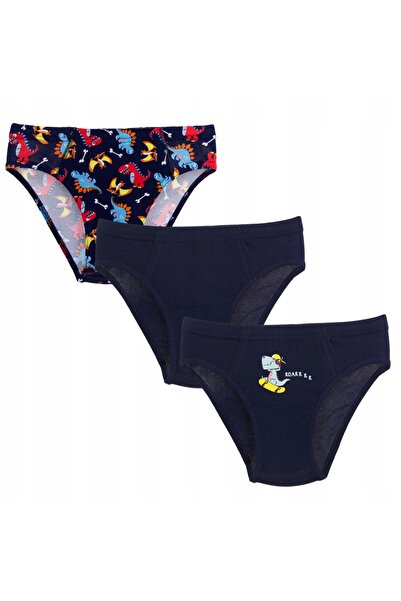 Generic Brand Slipi Băieți Set 3, 158-164, Multicolor, Bumbac Respirabil, Con...