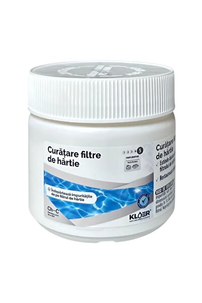 KLOER Solutie curatare filtre de hartie piscina Kloer, granule pe baza de fos...