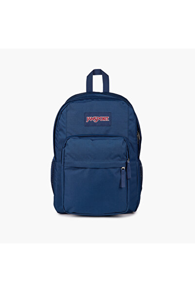 Jansport حقيبة ظهر كبيرة للطلاب مطبوعة مع إغلاق بسحاب - 43x33x25 سم مدى الحياة