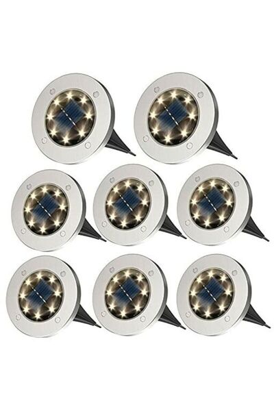 STARSTAR Set of 8 outdoor solar lights (warm white) – Waterproof solar lights...