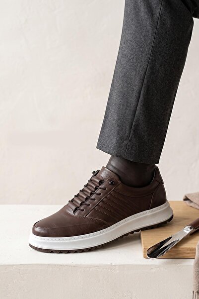 ISPARTALILAR 270 Orthopedic Sole Genuine Leather Men's Shoes Seasonal Men's S...