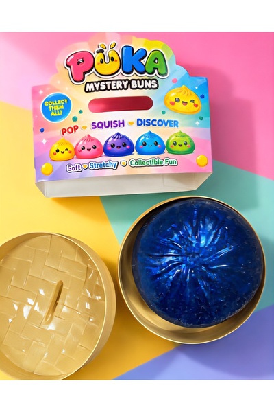 PUKA Çin Mantısı Squishy Dumbling Sürpriz Bir Renk Gönderilir 1 Adet Simli XL...