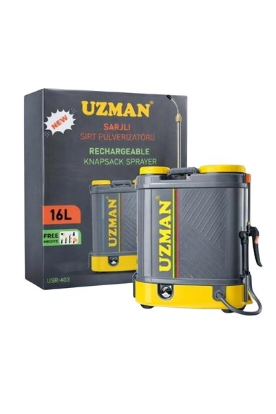 Uzman Sırt Tipi Akülü İlaç-lama Pom-pası 16 Lt 5.5 Kg