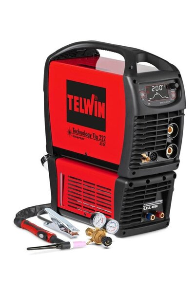 Telwin TECHNOLOGY TIG 222 AC/DC AQUA - APARAT DE SUDURA tip TIG
