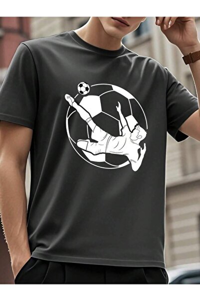 26LIK Men's Print Crew Neck T-Shirt, Graphic Design, Short Sleeve Sports T-Sh...