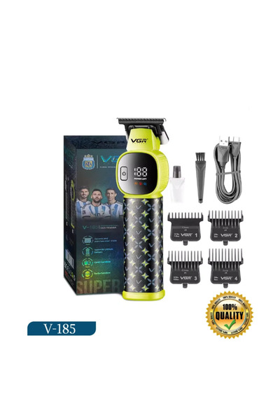 VGR V-185 Professional Hair Trimmer Seramik ve Paslanmaz Çelik Bıçak 6500 Rpm