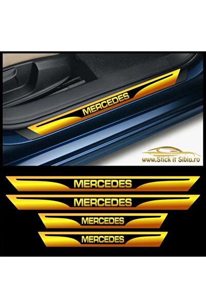 StickITsibiu Set Protectie Praguri Mercedes - Stickere Auto | Rezistent Apa + UV