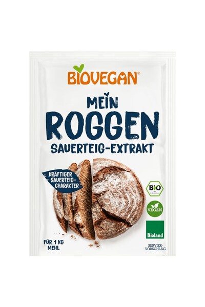 Biovegan Drojdie din extract de secară bio, 30g