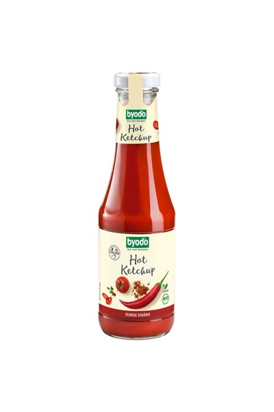 Byodo Ketchup picant bio, fără gluten, 500ml