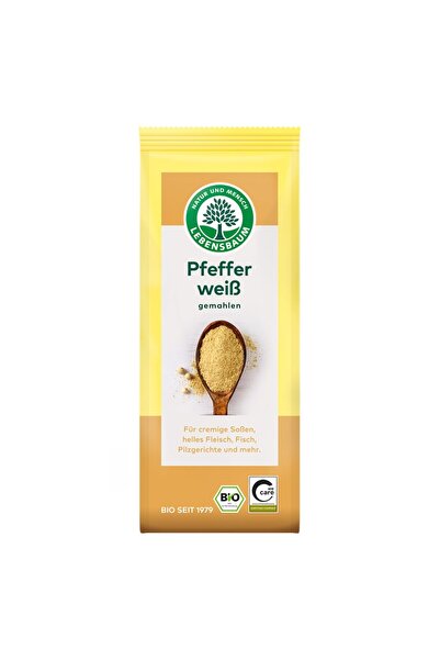Lebensbaum Piper alb măcinat organic, 50g
