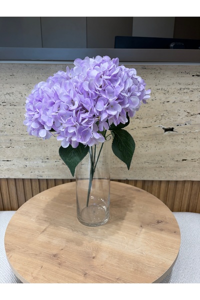 Hinora Premium Artificial Hydrangea Flower 5 Branch Bundle – Realistic Lookin...