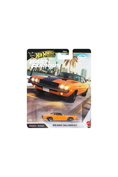 DODGE 1:64 Scale Hot Wheels Model Car: 1970 Challenger, Orange