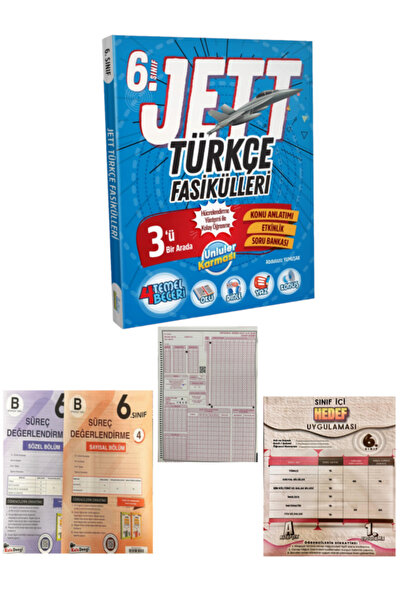 Ünlüler Karması 6. SINIF JETT TÜRKÇE FASİKÜL + KAFA DENGİ DENEME + OPTİK + HE...