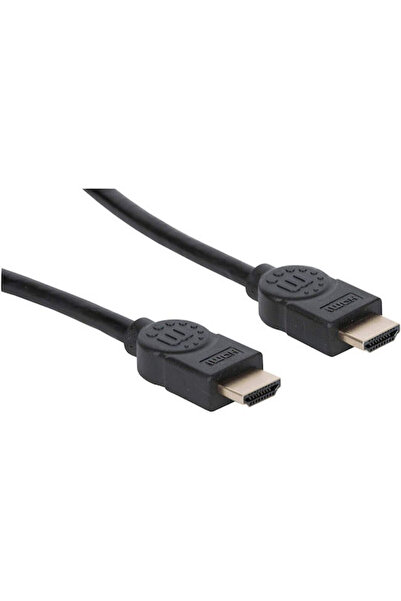 MANHATTAN Καλώδιο HDMI αρσενικό σε αρσενικό 1μ Μαύρο Κωδικός: 354837