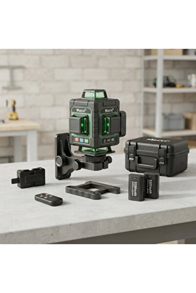 DeaL Nivelă laser 4D cu 16 linii verzi 360 °   Precizie profesională 🌟 🔧