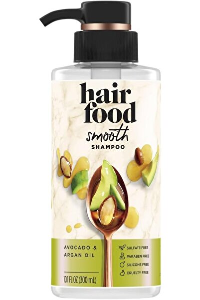 Vestline hair food شامبو خالٍ من الكبريتات مع زيت الأفوكادو والأرغان، 300 مل
