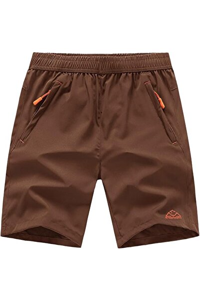 TBMPOY Men's Running Shorts Quick Dry Gym Outdoor Sports Zipper Pockets | 3 Z...