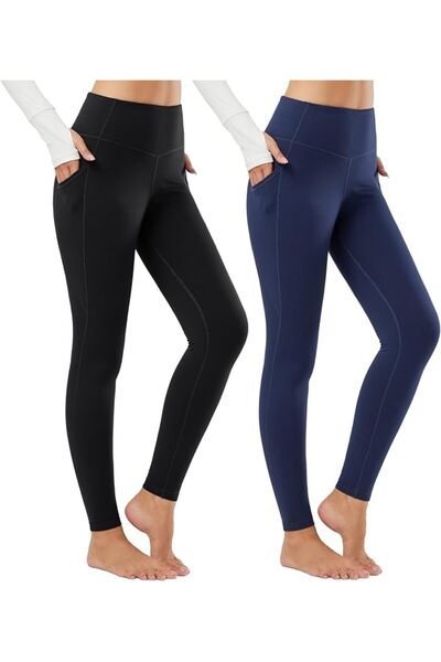 BALEAF Women's Fleece Lined Leggings Winter Yoga Leggings Thermal High Waiste...