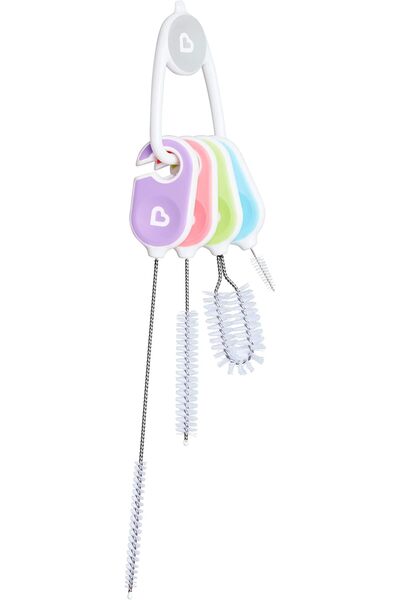 Munchkin Details Bottle & Cup Cleaning Brush Set, cleans even the deepest spo...