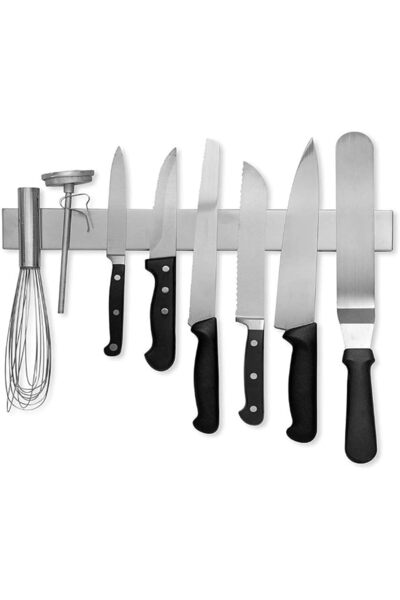 Generic 16 Inch Stainless Steel Magnetic Knife Bar with Multipurpose Use as K...
