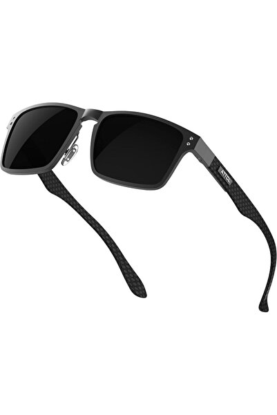 ATTCL Men's Fibra de carbon Sunglasses for men polarized UV protection 8999 B...