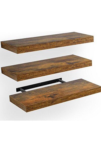 AMADA HOMEFURNISHING Floating Shelves Invisible Wall Mounted 3 Sets, Modern F...