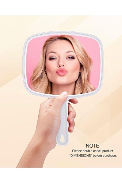 GENERAL PROTECLE Hand Mirror, 10.3" L x 7.4" W Salon Barber Hairdressing Hand...