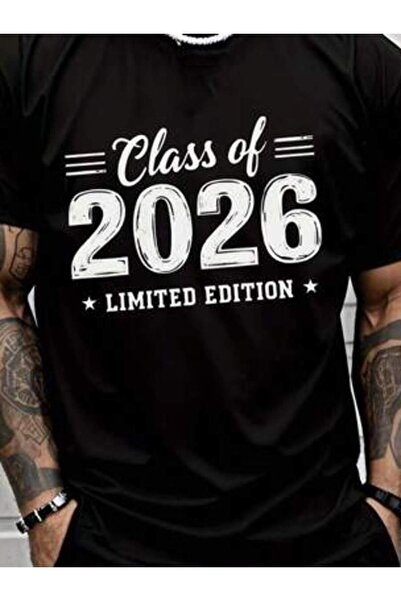 21JNRY تي شيرت رجالي بتصميم احتفالي لفئة 2026، إصدار محدود، ناعم وقابل للتنفس...
