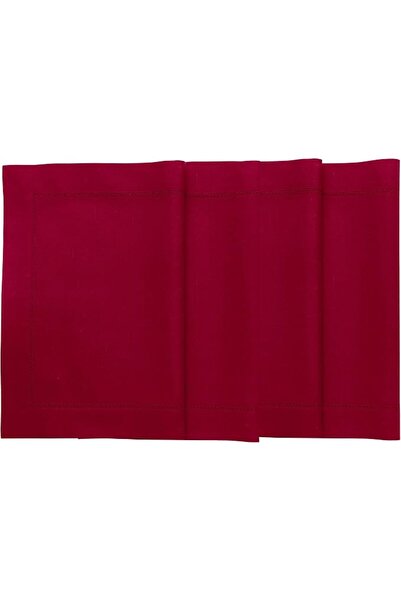 Solino Home Cotton Linen Hemstitch Table Runner – 14 x 36 Inch White Table Ru...